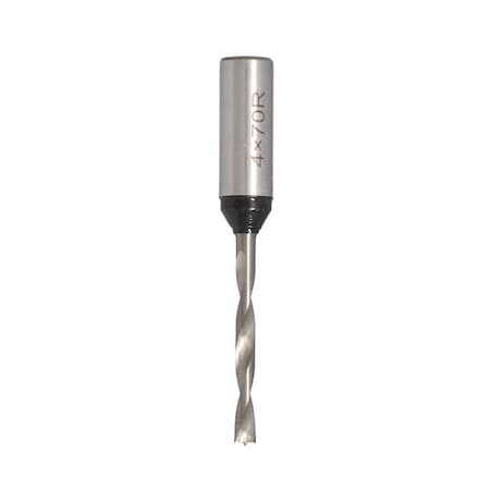 Qic Tools 4mm Boring, Dowel Solid Carbide Drill Bit DBSC.400.70R